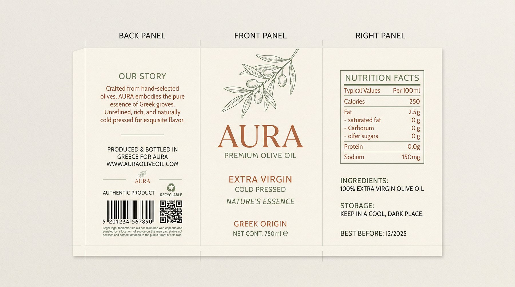 Aura · Packaging
