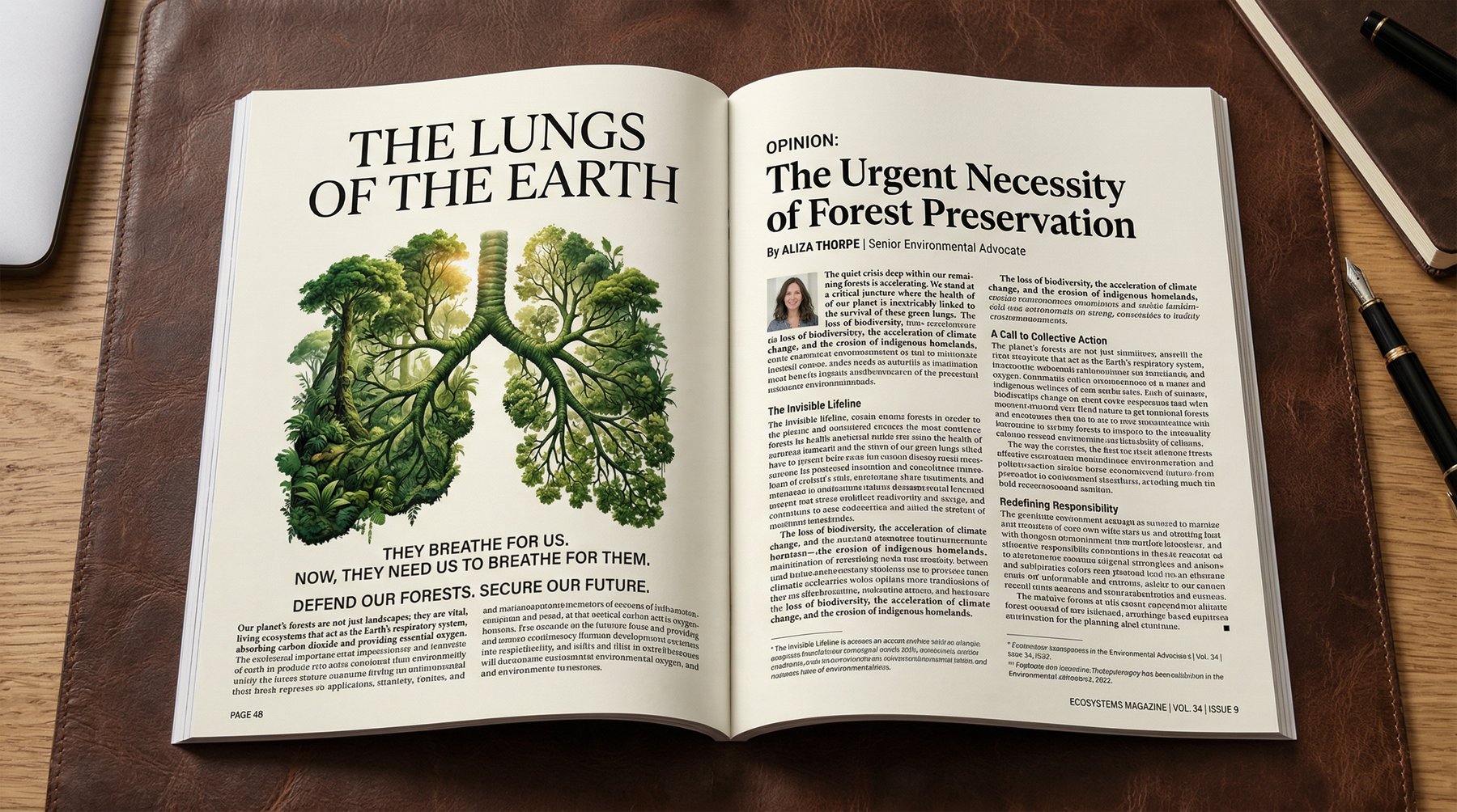 Publikacja prasowa — The Lungs of the Earth