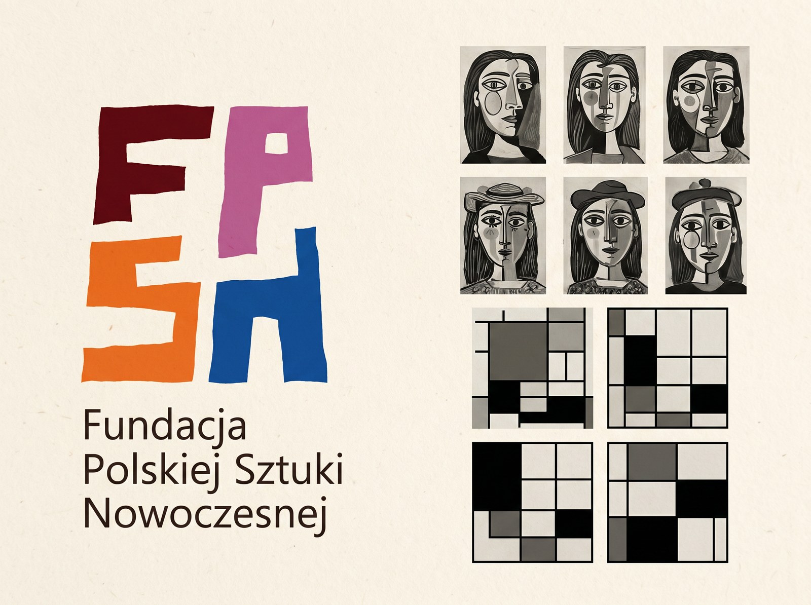 Moodboard projektu — inspiracja Girl before a mirror Pabla Picassa